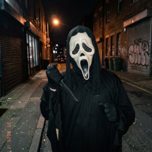 scream mask and costume