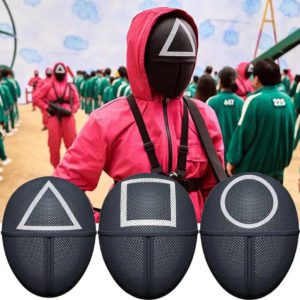 squid game mask; squid game costume