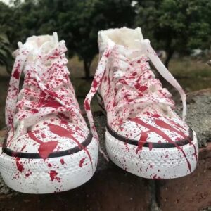 bloody shoes