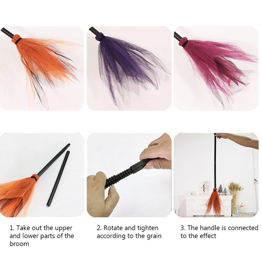 halloween witch broom