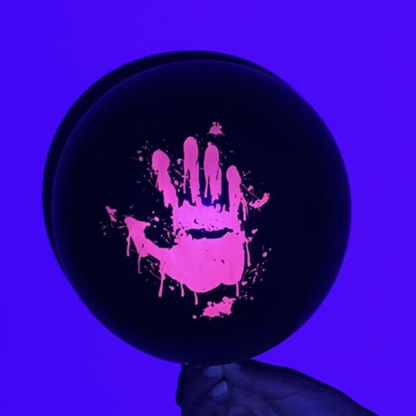 Blacklight balloons