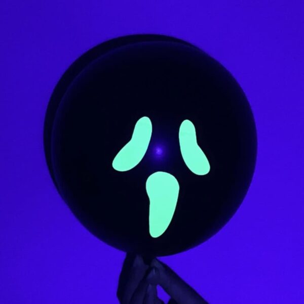Blacklight balloons