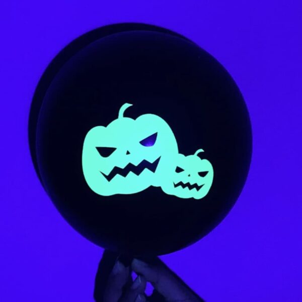 Blacklight balloons