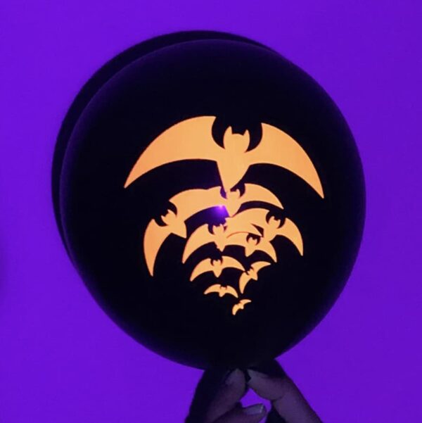 Blacklight balloons