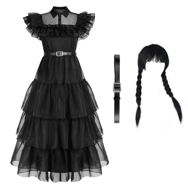 Wednesday Costume & Wig