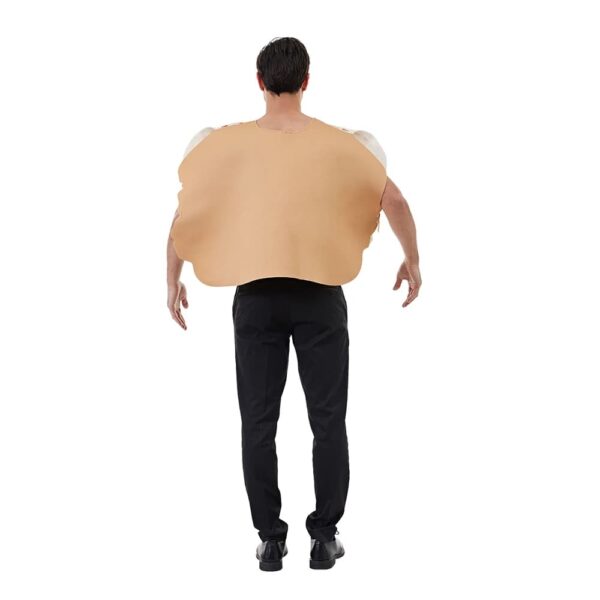 Burger costume and fries