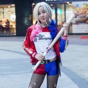 Harley Quinn Wig and Costume