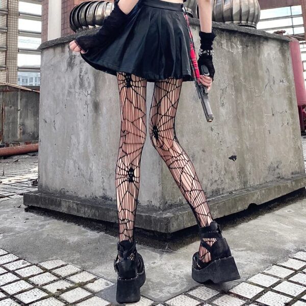 spider web tights