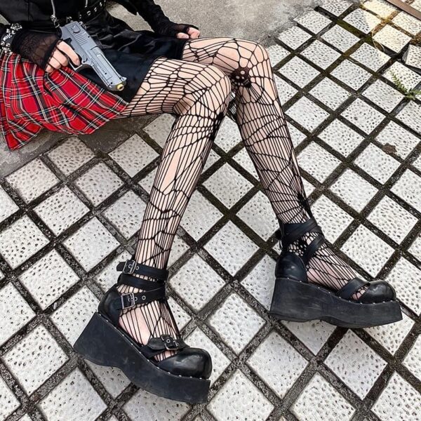 spider web tights