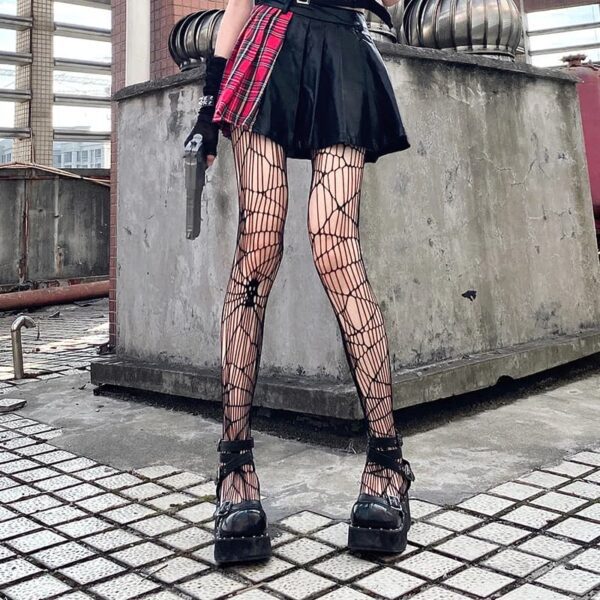 spider web tights