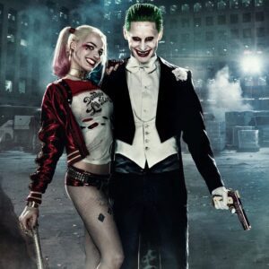 harley quinn and the joker posing