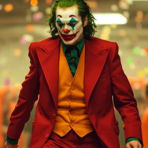 The Joker red costume, The Joker costume tenebrisque.com